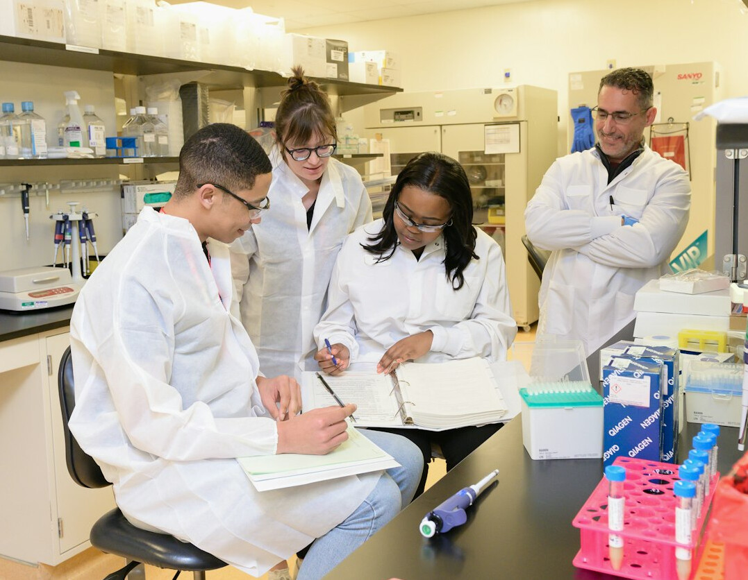scientists in laboratory